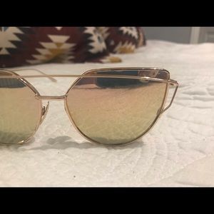 Rose gold Cat eye sunglasses